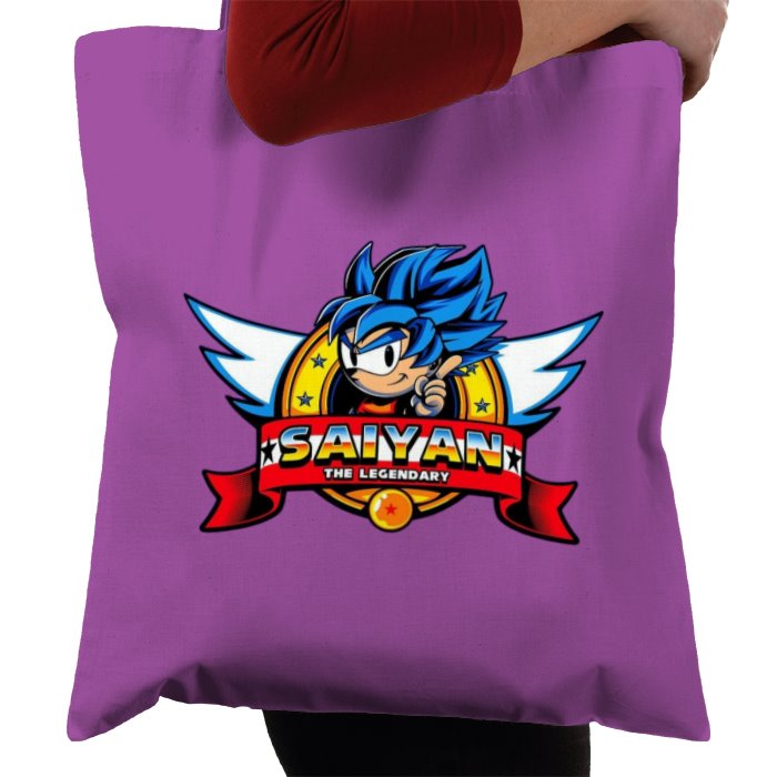 Sonic & Dragonball Z - Sonic The Saiyan Tote Bag