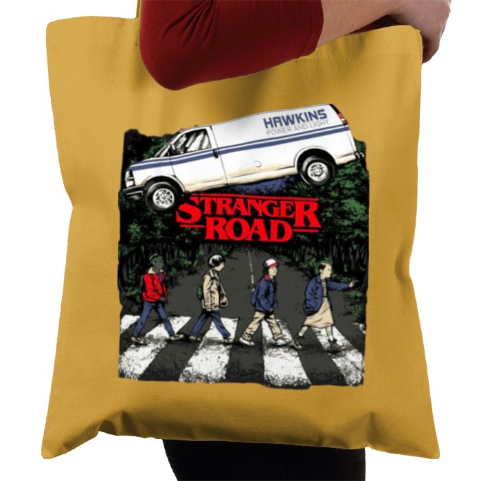 Stranger Things & The Beatles - Abbey Road Tote Bag