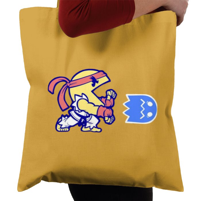 Pacman & Street Fighter - Pac Fighter Tote Bag