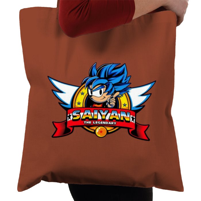 Sonic & Dragonball Z - Sonic The Saiyan Tote Bag