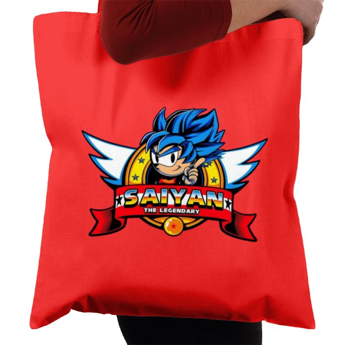 Sonic & Dragonball Z - Sonic The Saiyan Tote Bag