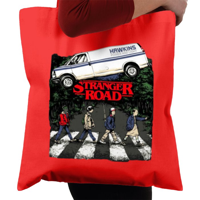 Stranger Things & The Beatles - Abbey Road Tote Bag