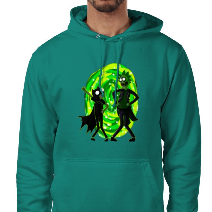 Rick & Morty & Batman - Portal Pose Value Hoodie