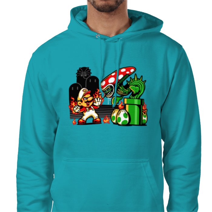 Super Mario Bro's & Alien - Mario Vs Alien Value Hoodie