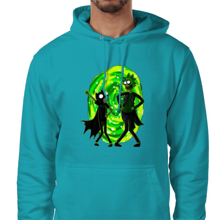 Rick & Morty & Batman - Portal Pose Value Hoodie