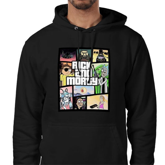 Rick & Morty & Grand Theft Auto - Grand Theft Auto Style Value Hoodie