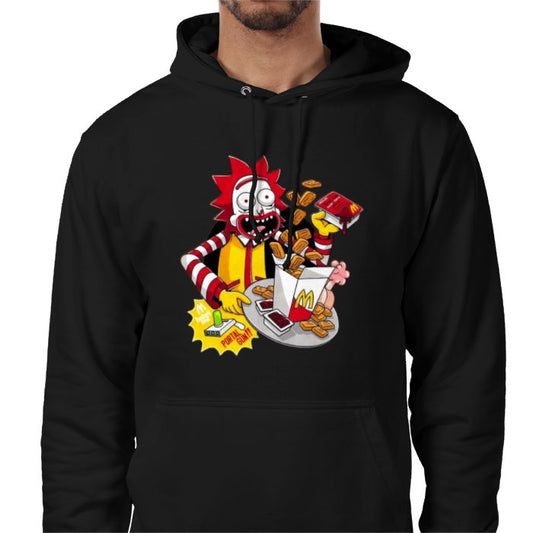 Rick & Morty & Mc Donald's - Rick Mc Donald Value Hoodie