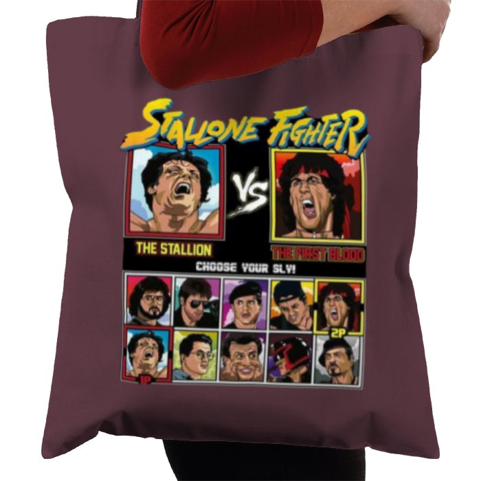 Sylvester Stallone & Street Fighter - Stallone Fighter Tote Bag