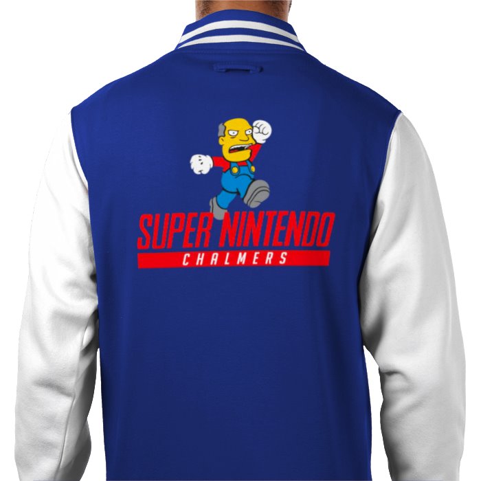 Super Nintendo & Super Mario Bro's & The Simpsons - Super Nintendo Chalmers Varsity Jacket