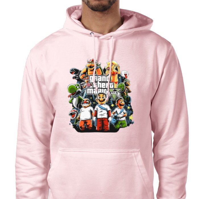 Grand Theft Auto & Super Mario Bro's - Grand Theft Mario Value Hoodie