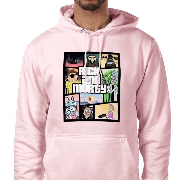 Rick & Morty & Grand Theft Auto - Grand Theft Auto Style Value Hoodie