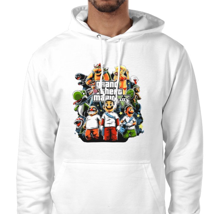 Grand Theft Auto & Super Mario Bro's - Grand Theft Mario Value Hoodie