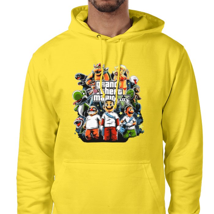 Grand Theft Auto & Super Mario Bro's - Grand Theft Mario Value Hoodie