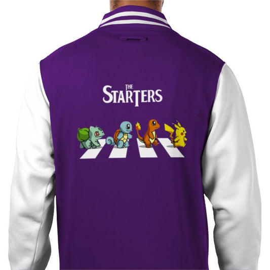 Pokémon x The Beatles - Abby Road Starters Varsity Jacket