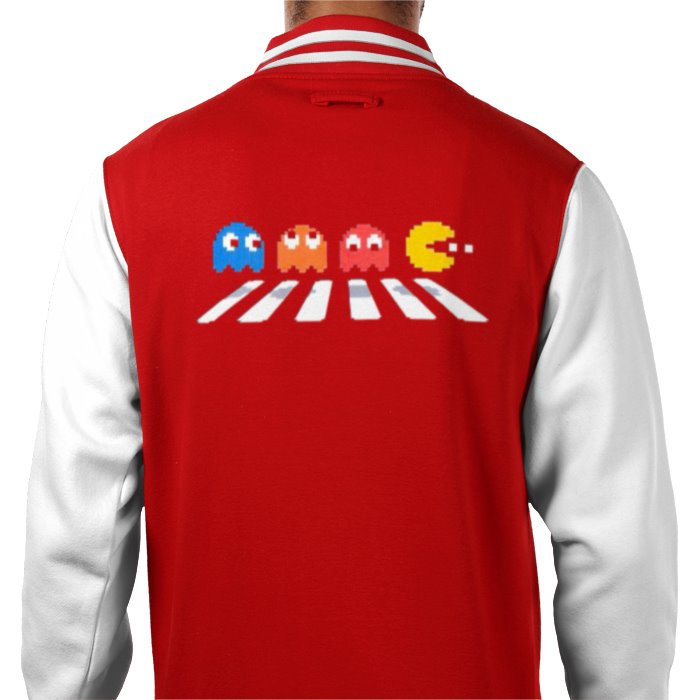 Pacman & The Beatles - Abby Road Varsity Jacket