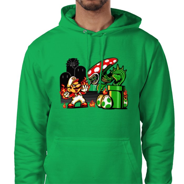 Super Mario Bro's & Alien - Mario Vs Alien Value Hoodie