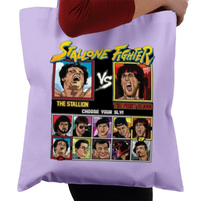 Sylvester Stallone & Street Fighter - Stallone Fighter Tote Bag