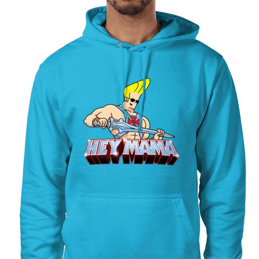 Johnny Bravo x He-Man - Hey Mama Value Hoodie