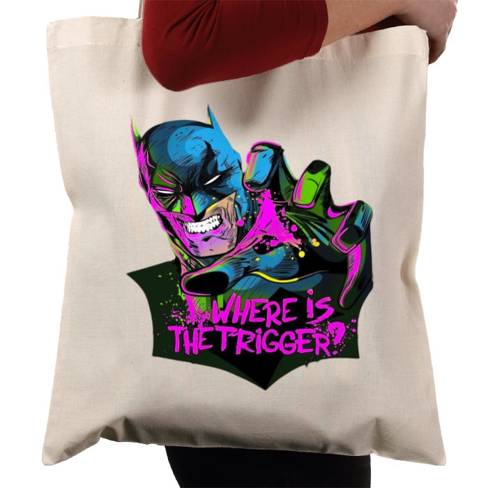 Batman - Where Is The Trigger Tote Bag