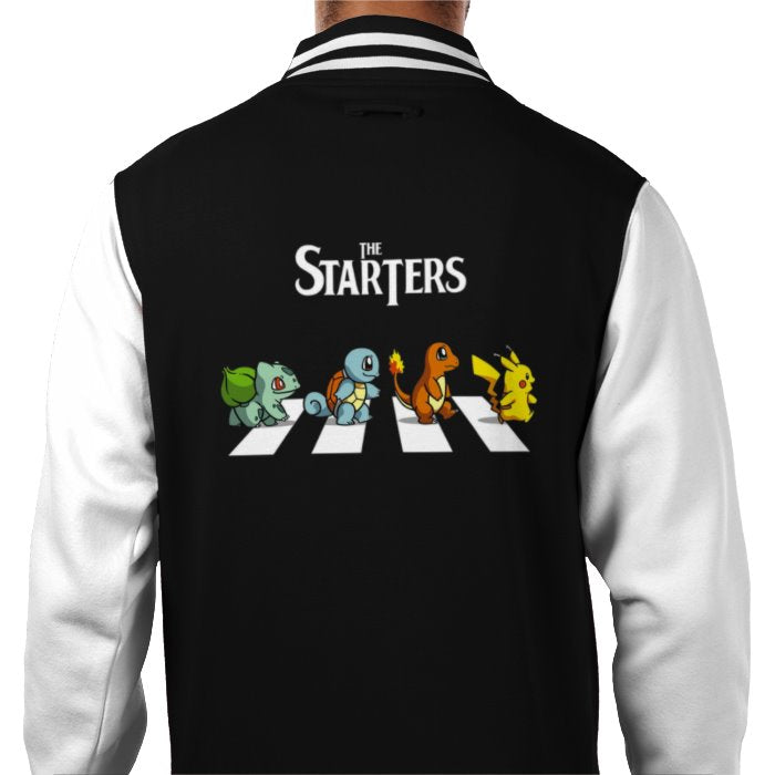 Pokémon & The Beatles - Abby Road Starters Varsity Jacket