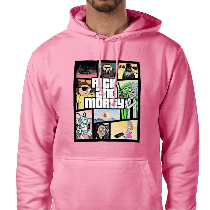 Rick & Morty & Grand Theft Auto - Grand Theft Auto Style Value Hoodie