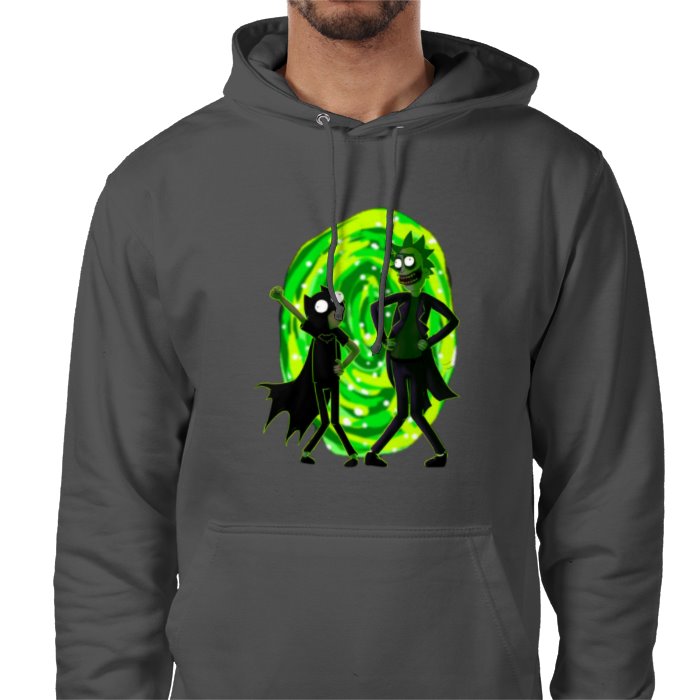 Rick & Morty & Batman - Portal Pose Value Hoodie