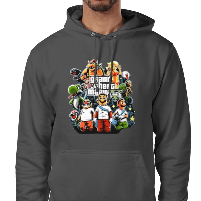 Grand Theft Auto & Super Mario Bro's - Grand Theft Mario Value Hoodie