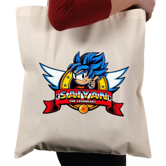 Sonic & Dragonball Z - Sonic The Saiyan Tote Bag