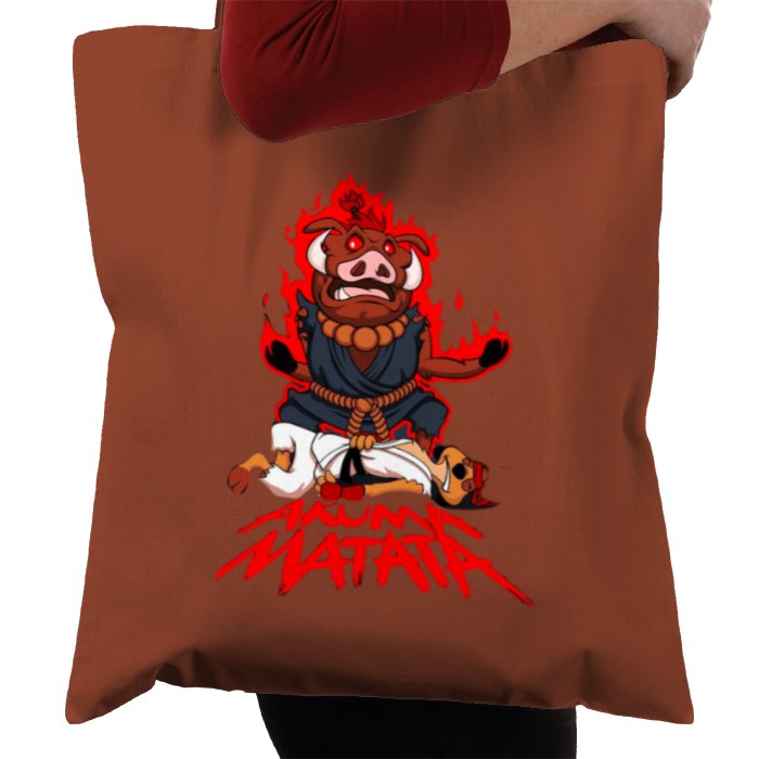 Timone & Pumba & Street Fighter - Akuma Matata Tote Bag