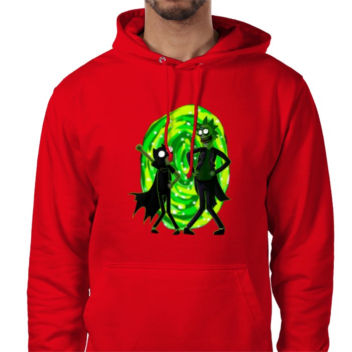 Rick & Morty & Batman - Portal Pose Value Hoodie