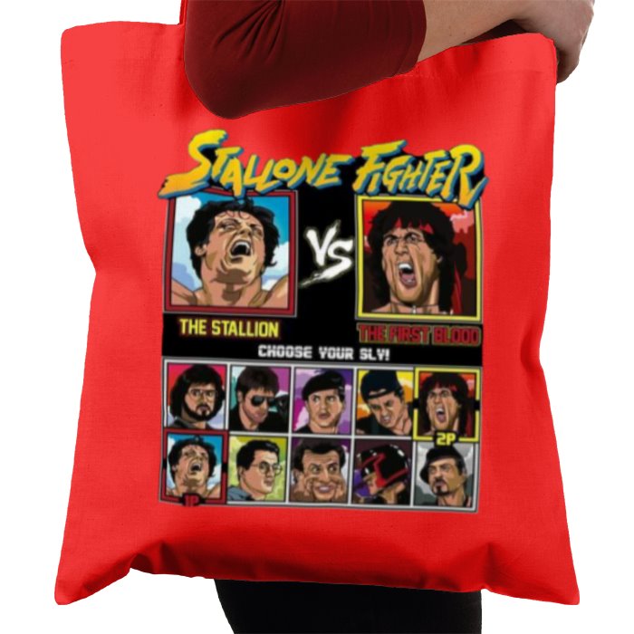 Sylvester Stallone & Street Fighter - Stallone Fighter Tote Bag