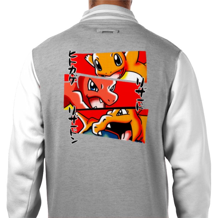 Pokémon - Charmander Evolution Varsity Jacket