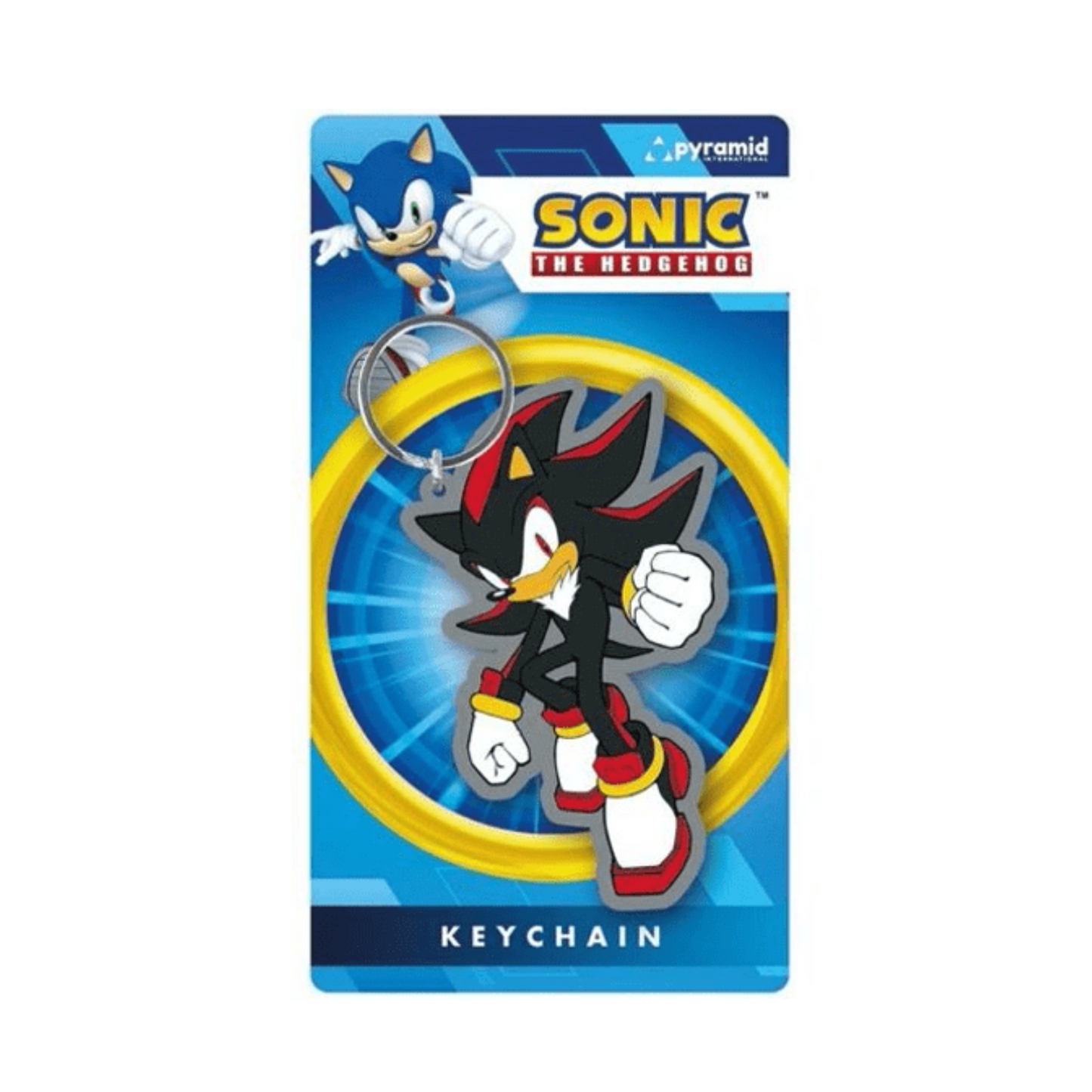 Shadow The Hedgehog Rubber Keychain