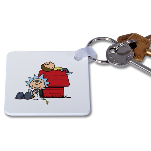 Rick & Morty x Snoopy - Snoopy Rick Keyring