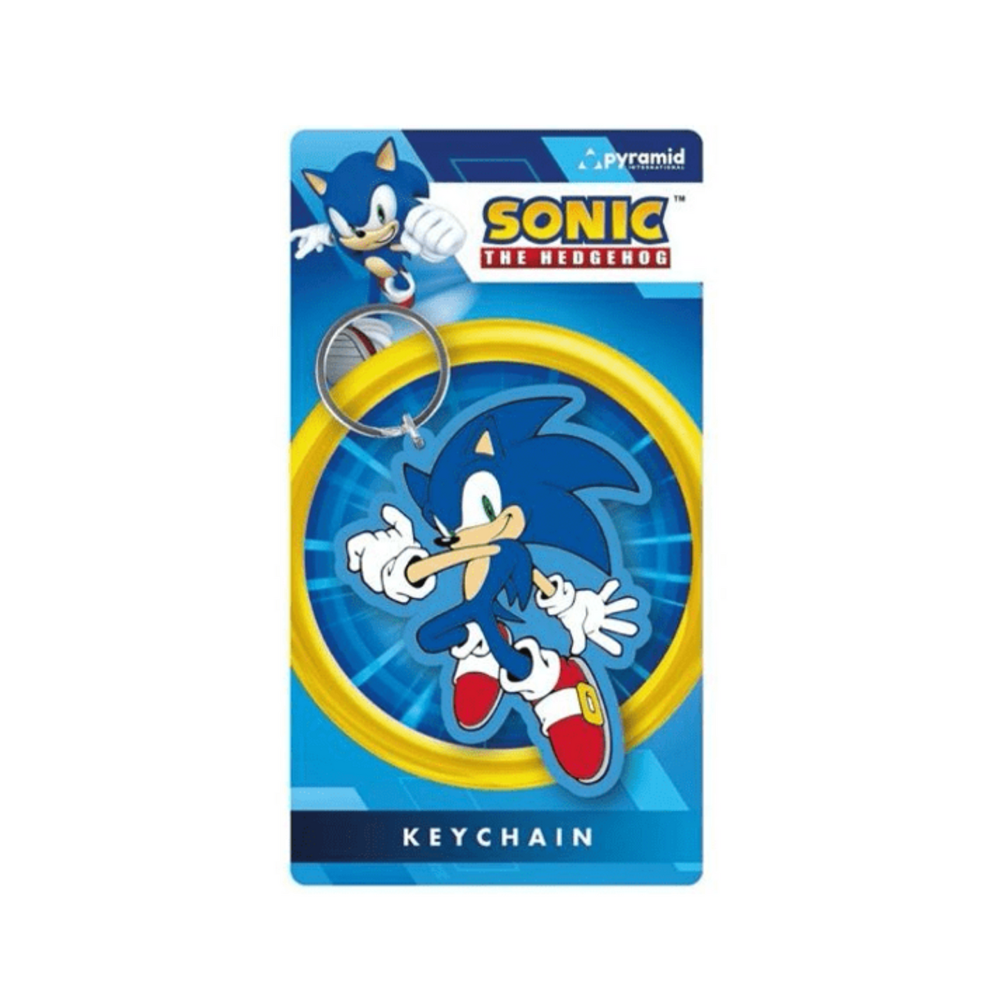 Sonic The Hedgehog Rubber Keychain