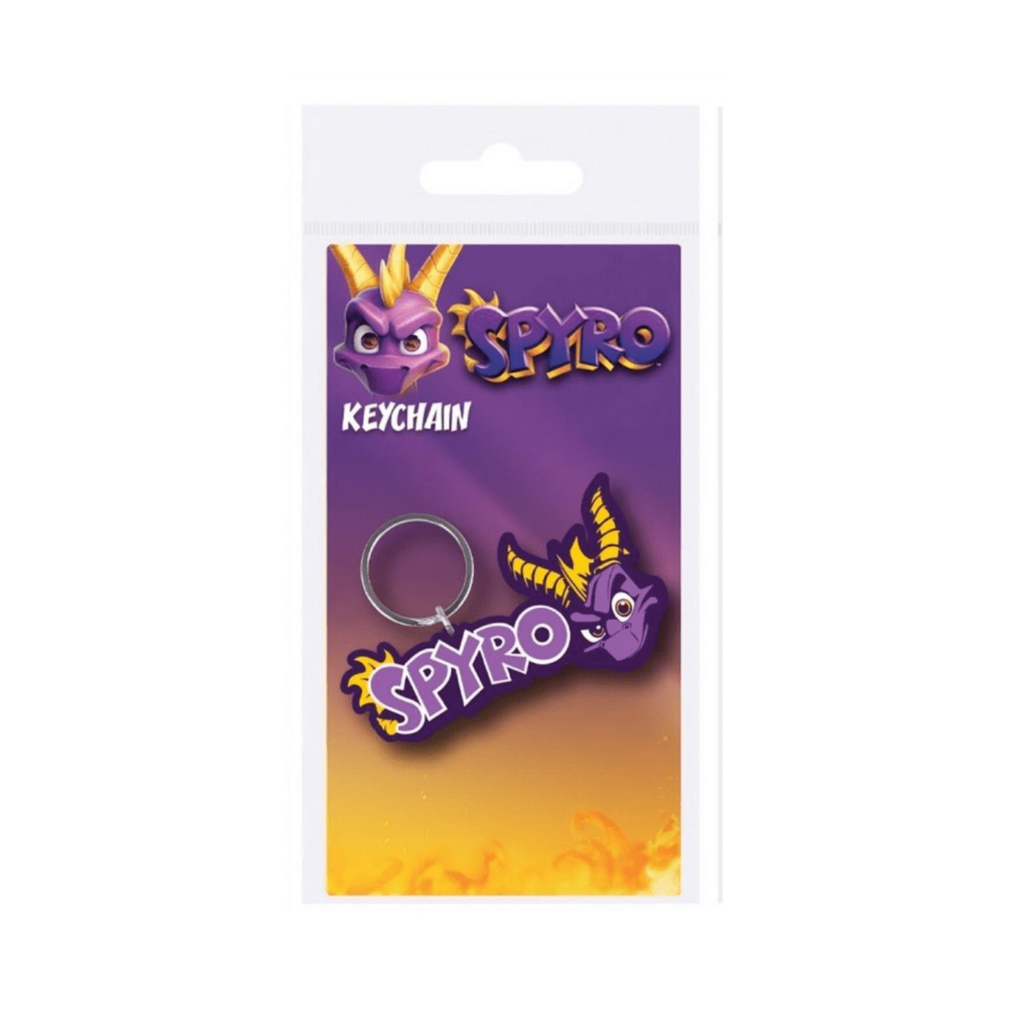 Spyro The Dragon V2 Rubber Keychain