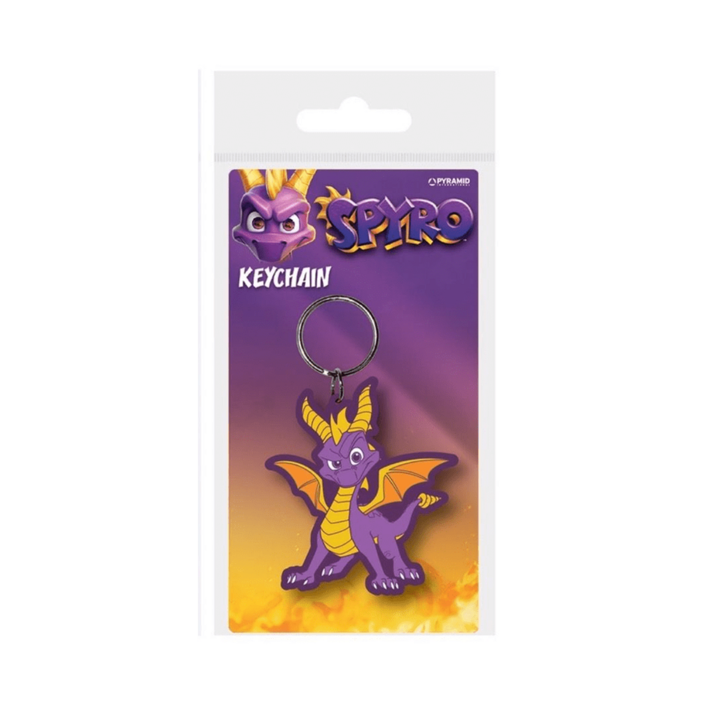 Spyro The Dragon V3 Rubber Keychain