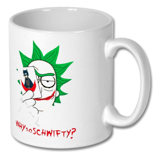 Rick & Morty & Batman - Why So Schwifty Mug