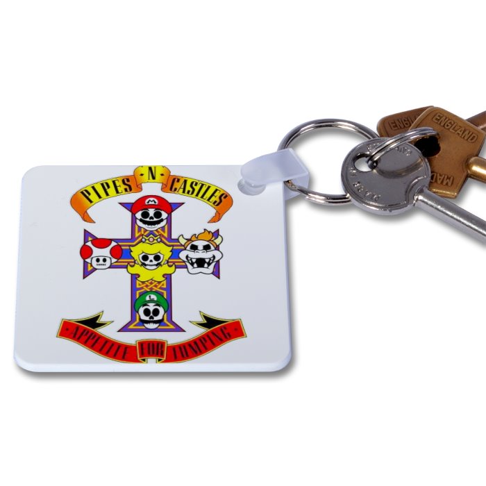 Super Mario Bro's - Appetite For Jumping Keyring