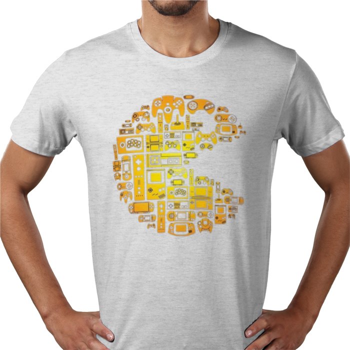 Pac-Man Tech Collage T-Shirt