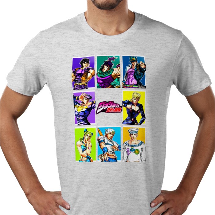 JoJo's Bizarre Adventure - Grid Collage T-Shirt