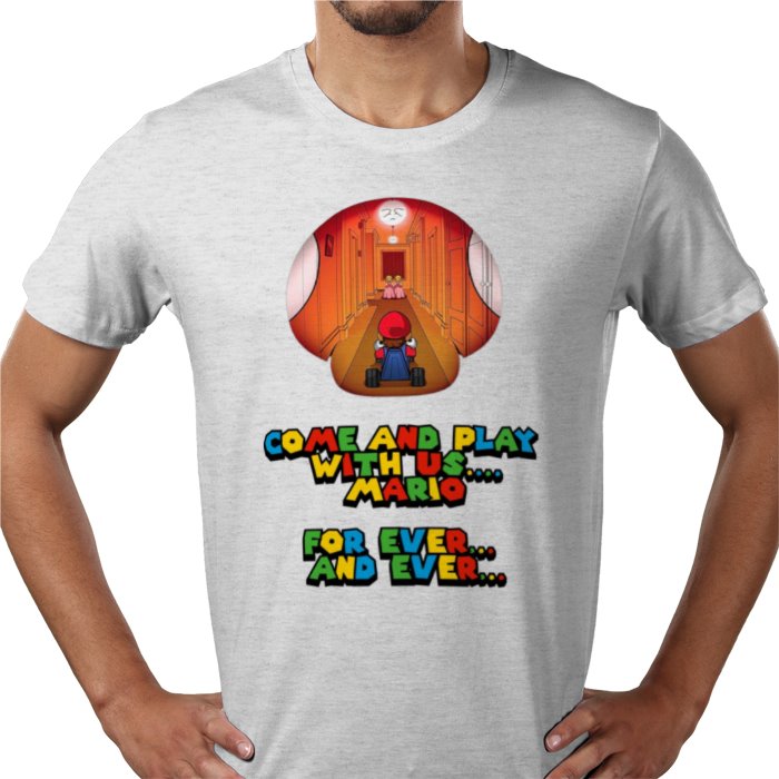 Super Mario x The Shining - Come Play With Us T-shirt