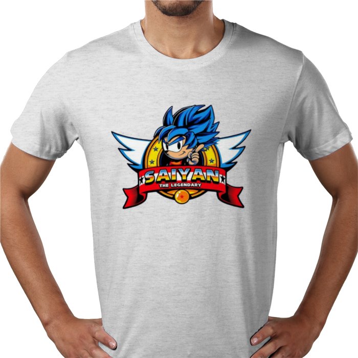Sonic & Dragonball Z - Sonic The Saiyan T-shirt