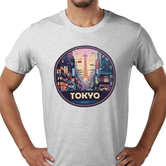 Tokyo Japan Badge T-shirt