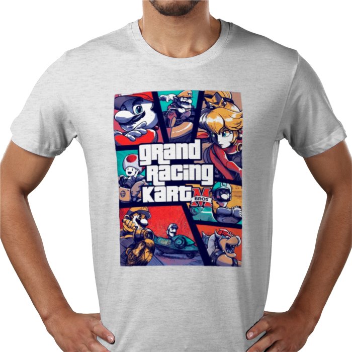 Mario Kart x Grand Theft Auto - Grand Racing Kart T-Shirt