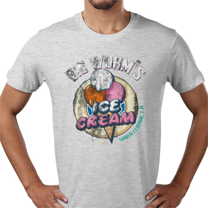 Friday - Big Worms Ice Cream T-Shirt