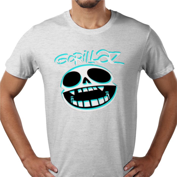 Gorillaz - Skull Cover T-Shirt