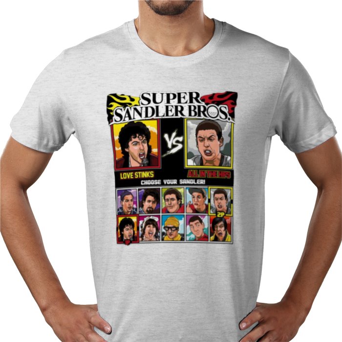 Super Smash Bro's & Adam Sandler - Super Sandler Bro's T-shirt