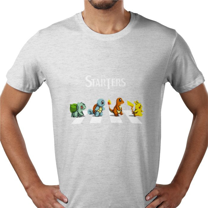 Pokémon & The Beatles - Abby Road Starters T-shirt