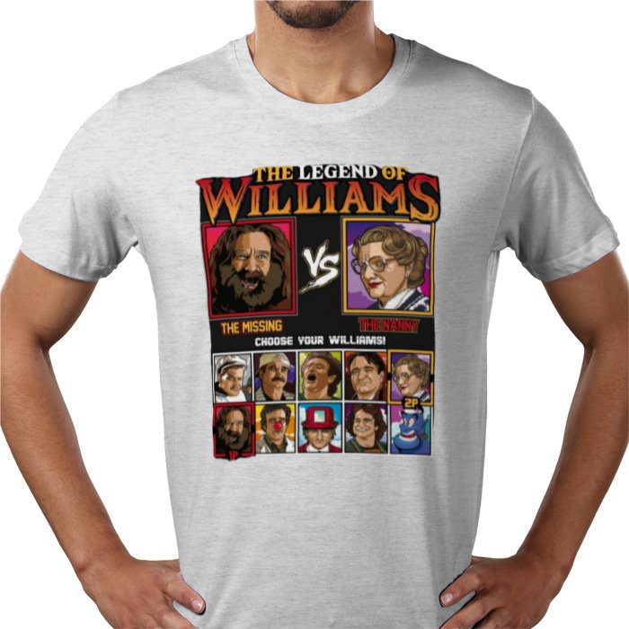 Robin Williams & The Legend Of Zelda -The Legend Of Williams T-shirt